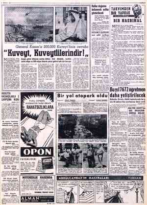  Angiliz ve Kuveyt'li askerler hodut bölgesinde mevzi alıyor. Sıcaktan — bayılanları İLLETLERARASI — ihtilâfla- Tın ve...