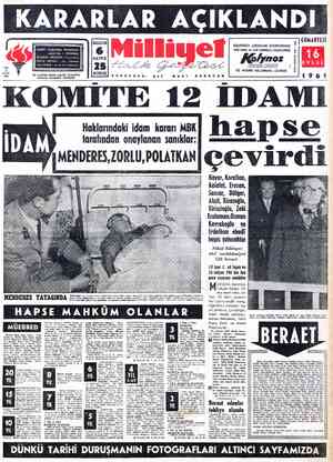  ADRES : Cağaloğlu, Mollafenari TELGRAF: MİLLİYET, İstanbul POSTA KUTUSU : sokak.No. 1 - İSTANBUL 491, İstanbul 27 42 10 (...
