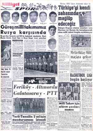  Norveç Milli Takım Antrenörü diyor ki Türkiye'yi kendi sahas IBRAHİM SALMAZ BAYRAM UYSAL NIHAT KABANLI T E HASAN GÜNGÖR : ; l