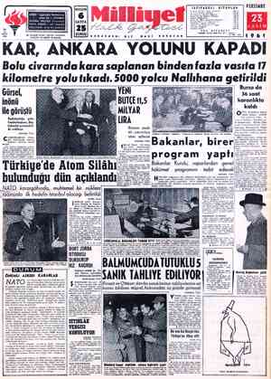  ÜS — - ©€ say * (l 4128 ADRES.: Cağaloğlu, Mollafenari TELGRAF: MİLLİYET, POSTA KUTUSU : sokak No. 1 - İSTANBUL İstanbul 492,