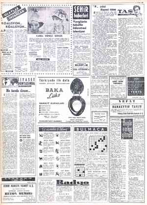  " 25 OCAK 1962 BAYFA: 2 e x4t A * * t öt öit öit öt öt 4 4 4 öi 4 * * * * *MİLLİYET * * * * * MA “W.. yahut diagonal sistem