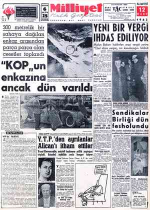 Milliyet sayfa 1