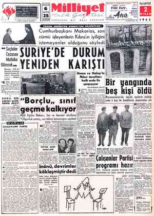 Milliyet sayfa 1