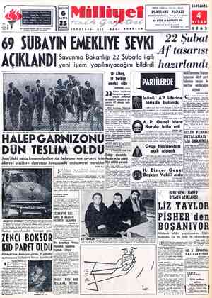 Milliyet sayfa 1