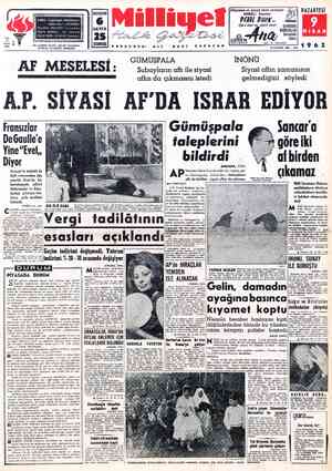 Milliyet sayfa 1
