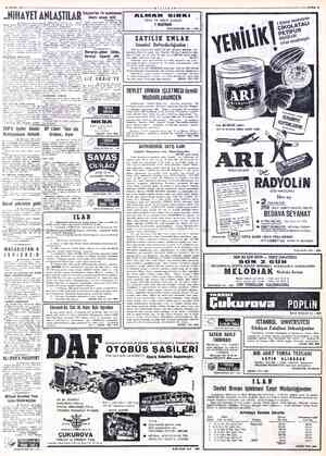  26 MAYIS 1962: “NiHAYET ANLAŞTILAR © Baştarafı Birincide toplantısına katılan AP. cileri arasındaki görüş. Genel Kurü ve CHP.