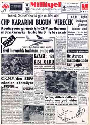 Milliyet sayfa 1
