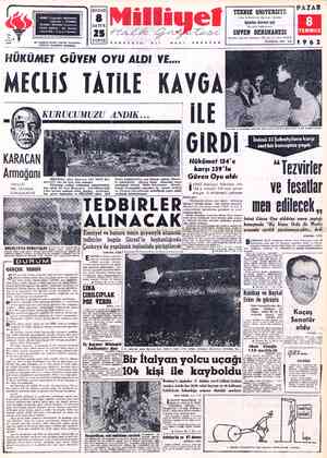 Milliyet sayfa 1