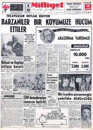 Milliyet sayfa 1