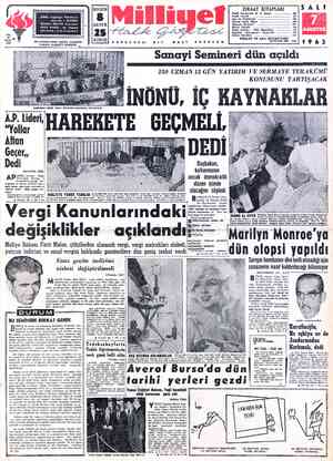 Milliyet sayfa 1