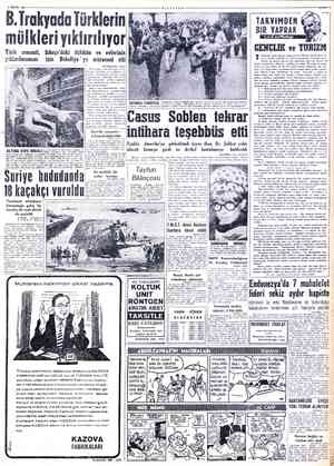  Y ÖEYLÜL 196204 B.Trakyada Türklerin mülkleri yıktırılıyor Türk — cemaati, İskeçe'deki dükkân ve evlerinin yıklırılmaması —