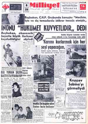 Milliyet sayfa 1