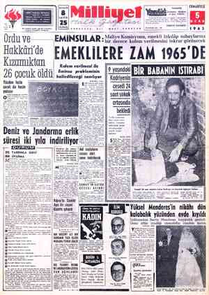 Milliyet sayfa 1