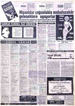  7 OCAK 1903e KELİMESİ 100 KURUŞ Ka 100 Genç kız arasında nişanlılık süresi zerinde yapılan bir araştırma, 65 Gençkiız kısa