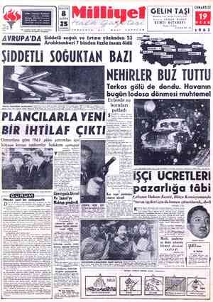 Milliyet sayfa 1