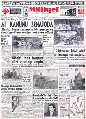 Milliyet sayfa 1