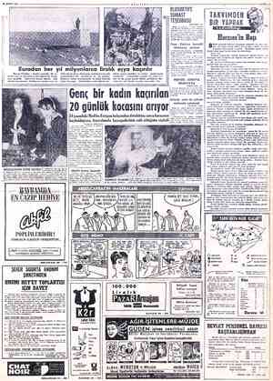  23 ŞUBAT 1963 MİLLİYET ELİZABETH'E TEŞEBBÜSÜ BİR YAPRAK olan Kraliçe şehrinde tasarlanan bir sulkast teşeb | büsü meydana çi