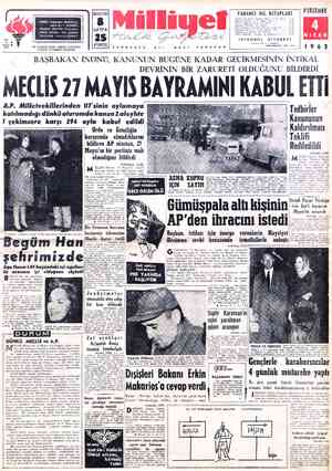 Milliyet sayfa 1