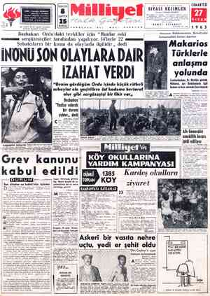 Milliyet sayfa 1
