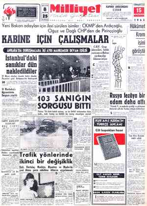 Milliyet sayfa 1