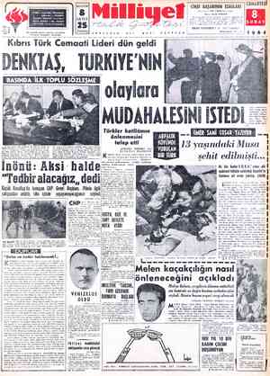  “SADRES * Cağaloğlu; Mollatenari ; sokak No, 1 -- İSTANBUL TELGRAF: MİLLİYET, İstanbul POSTA “KUTUSU : 492, İstanbul (TELEFON