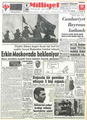  “ADRES .Cağaloğlu, Moliafenarl Ü7 | ökak No: V İSTANBÜL TELGRAF: MİLLİYET, İstanbul POSTA 'KUTUSU : 481) İstanbul. EZE...