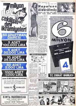  16 KASIM Iöçâren SAYFA: 3- see MÜLLEYE T ee Tarihi aydınlatacak yeni bir iddia ortaya atıldı mııg ,Napoleon - * öldürülmüş