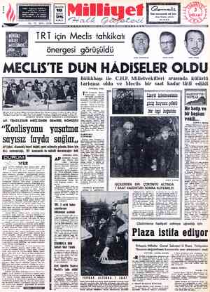  ADRES : Cağaloğlu, Mollafenari sokak No. 1 - İSTANBUL TELGRAF: MİLLİYET, İstanbul POSTA KUTUSU « 492, İstanbul TELERON : 22