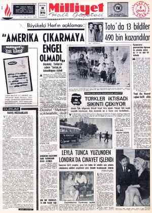  BUGÜN ğlu, Mollafenari sokak No. 1 - İSTANBUL TELGRAF: MİLLİYET, İstanbul POSTA KUTUSU : 492, İstanbul TELEFON : 22 44 10...