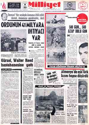 Milliyet sayfa 1