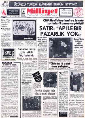  ADRES : Cağaloğlu, Mollafenari sokak No. 1 - İSTANBUL TELGRAF: MİLLİYET, İstanbul POSTA KUTUSU : 492, İstanbul TELEFON : 22