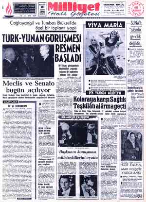  ADRES : Cagaloglu Mollafenari sokak No. 1 - İSTANBUL TELGRAF: MİLLİYET, İstanbul POSTA KUTUSU : 492, İstanbul P İTELEFON : 22