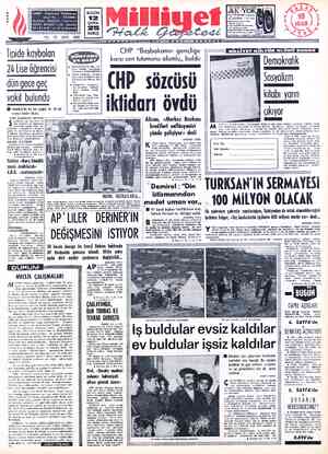  İ ADREs : Cağaloğlü, Mollatenari *kikir TELGRÂF:;MİLLİYET, İstanbul POSTA : KUTUSU :7492, İstanbul TELEFGN 2244 10 (Santral)
