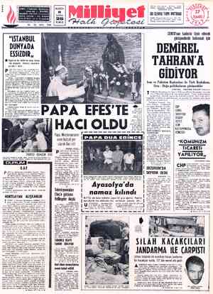  ADRES ; Cigalnglu. Mollafenari sokak No. 1 - İSTANBUL TELGRAF: MİLLİYET, İstanbul POSTA KUTUSU : 492, İstanbul | | TELEFON :