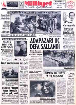  ADRES : Cağaloğlu, sokak No. 1 * POSTA KUTUSU : TELEFON: TELGRAF: MİLLİYET, İstanbul 22 44 10 (Santral) » Mollafenat -...