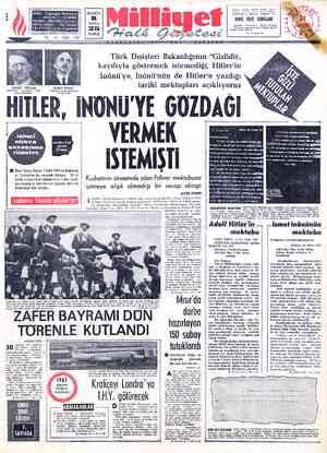  ADRES : Cağaloğlu, Mollafenari sokak No. 1 - İSTANBUL TELGRÂF; MİLLİYET, İsştanbul POSTA KUTUSU : 492, “İstanbul TELEF ON...