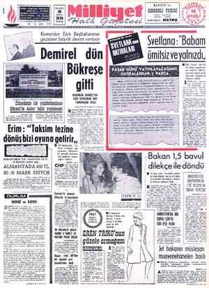  x ADRES : Cağaloğlu, Mollafenari | | BUGÜN * sokak No. 1 - İSTANBUL a * TELGRAF: MİLLİYET, İstanbul POSTA KUTUSU : 492,...
