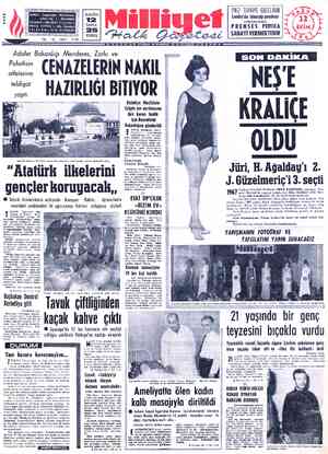  1967 TÜRKİYE GÜZELİNİN Londra'da fakacağı perukayı _' ANKARA'DAKİ PRENSES PERUKA |© SANAYİ VERMEKTEDİR 3— ADRES : Cağaloğlu,