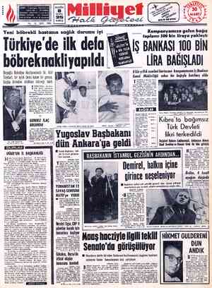  ADRES : Cağaloğlu, Mollafen: sokak No. 1 - İSTANBUL P ELGRAF: MİLLİYET, İstanbul | POSTA KUTUSU : 492, İstanbul TELEFON : 22