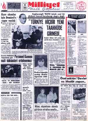  ADRES : *kk Aişırı akımlar için Demirel'e rapor verildi H Generaller gizli toplantıda Demirel'e irtica ve aşırı soldan...