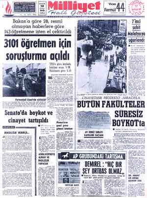  “ADRES: Nuruosmaniye Caddesi Va No: 65 İSTANBUL | TELGRAF: . MİLLİYET, .- İstanbul “POSTA KUTUSU: 492, İstanbul İETELEFON:;