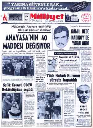  *ik Temel hak ve özgürlükler, milli bütünlük, milli güvenlik ve kamu düzeni ilkesiyie sınırlanacak | maktadır. Cezayı...