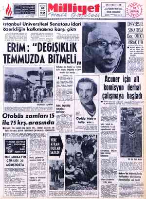  * ADRES: Nuruosmaniye Cadde: BUGÜN $ eT ; 'No: 65 İSTANBUL 10 * TELGRAF: “ MİLLİYET, İstanbul “POSTA KUTUSU: 492, İstanbul