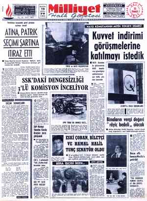  ADRES:'Nuruosmaniye Caddesi BUGÜN No: 65 İSTANBUL 10 TELGRAF::, MİLLİYET, İstanbul POSTA KUTUSU: 492, İstaânbul BAJFA...