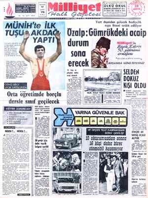  En Çok Yararlanacağı Eser, REN K L İ ADRES: Nuruosmaniye Caddesi BUGUN & No: 65 İSTANBUL 12 ULKU OKUL RA TELGRAF: MİLLİYET,