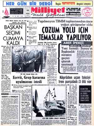  ADRES : Nuruosmaniye Caddesi No: 65 İSTANBUL 1 TELGRAF: MİLLİYET. — İstanbul POSTA KUTUSU:492  İstanbul SA' TELEFON: 224410 -