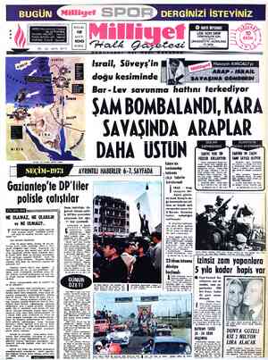  * No: 65 İSTANBUL 12 * TELGRAF: MİLLİYET, — İstanbul * POSTA KUTUSU:492  İstanbul SAYFA TELEFON: 224410 (Santral) 100...
