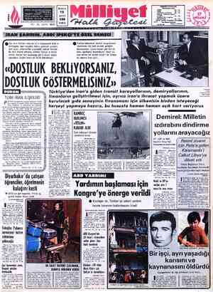  ADRES : Nuruosmaniye Caddesi No: 65 İSTANBUL TELGRAF: MİLLİYET. — İstonbul POSTA KUTUSU 492 İstanbul TELEFON. 224410...