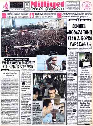  ADRES : Nuruosmaniye Caddesi BUĞUM No:65 İSTANBUL 12 TELGRAF: MİLLİYET. — İstanbul POSTA KUTUSU.492 - İstanbul SAYFA TELEFON: