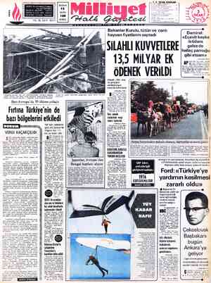  ADRES : Nuruosmaniye Caddesi No:65 İSTANBUL TELGRAF : MİLLİYET. POSTA KUTUSU :492 TELEFON: 224410 (Santral) YIL: 26, SAYI: